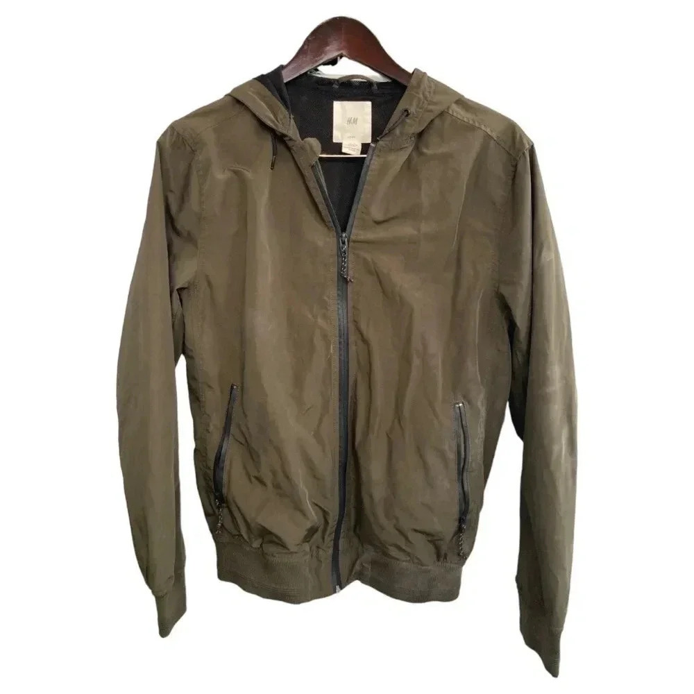 H&M‎ Olive Green Spring Jacket Sz XS
